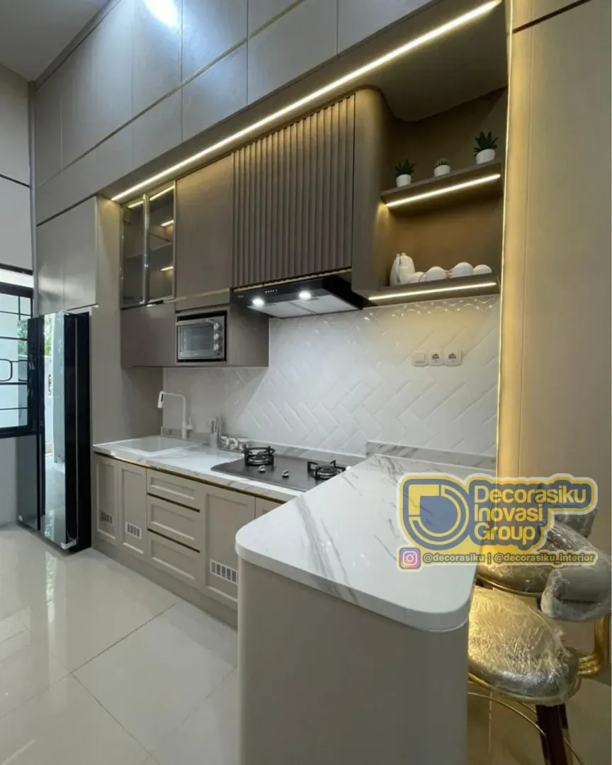 Kitchenset HPL Kombinasi